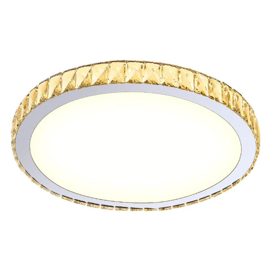 Light Luxury Round Crystal Ceiling Lamp