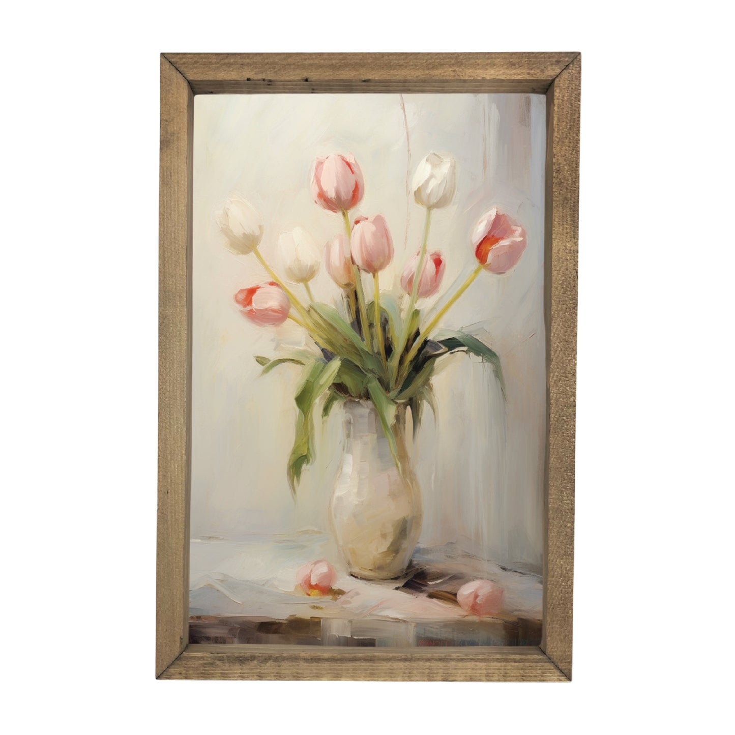 Tulips in Vase Framed Art