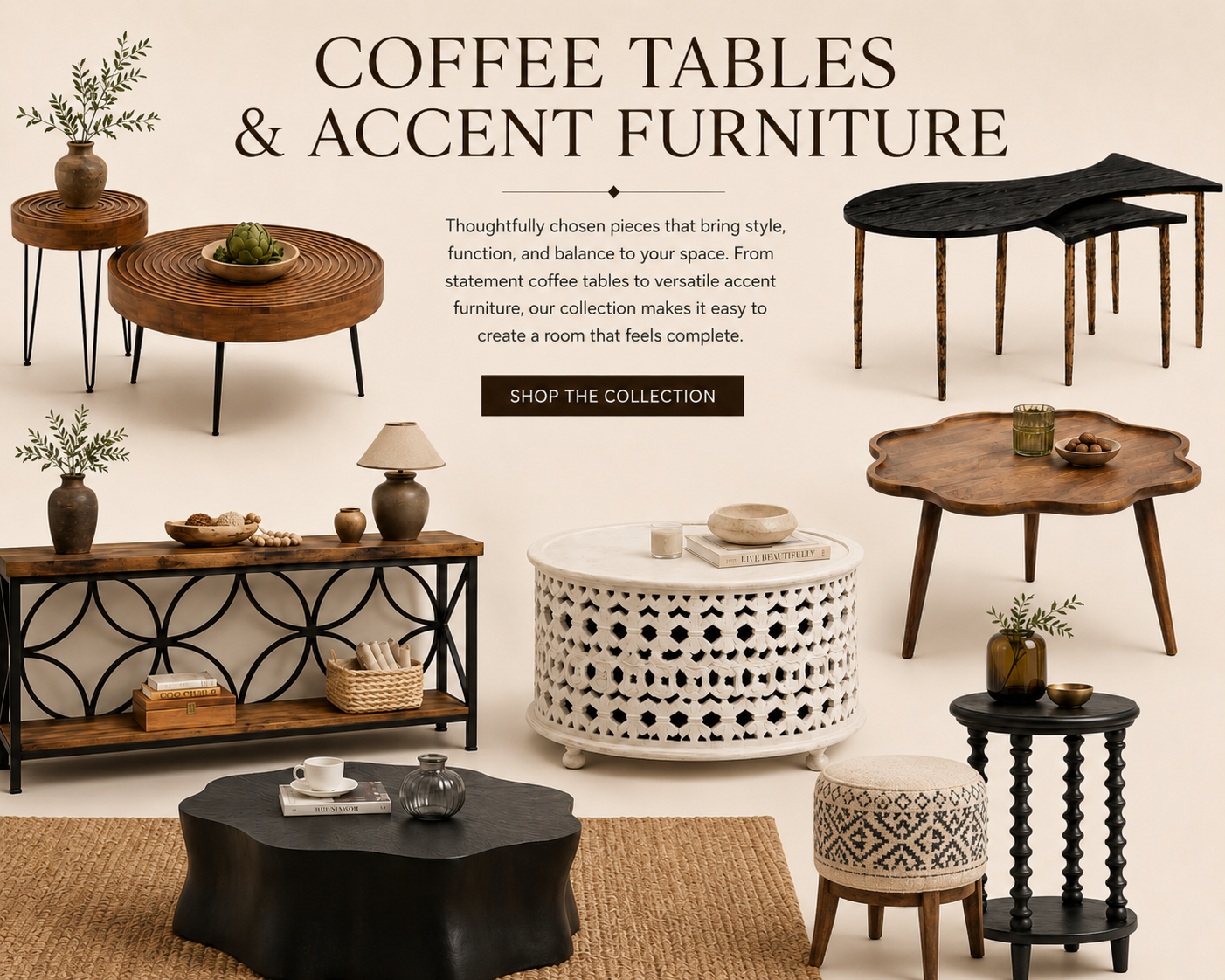 Coffee Tables & Accent Furniture