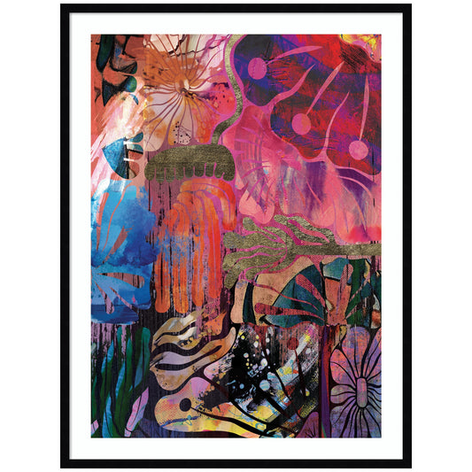 NC Abstract No. 612 by Nikki Chu Framed Wall Art Print