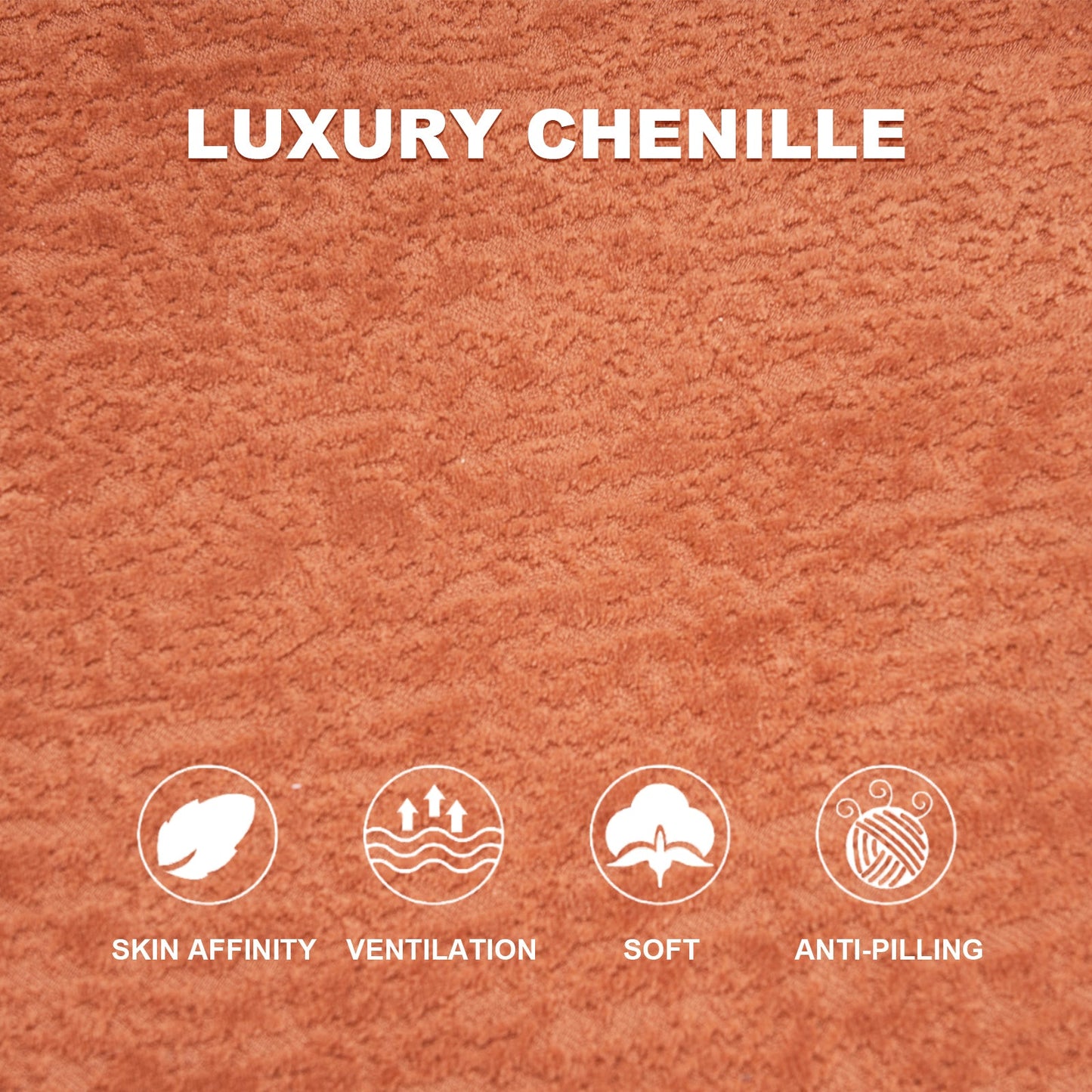 Loveseat S-Curve Chenille Coral 2 Seat Compact 66 In