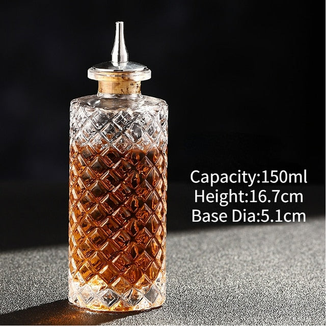 Evoska Cocktail Bitters Bottle Vintage Glass