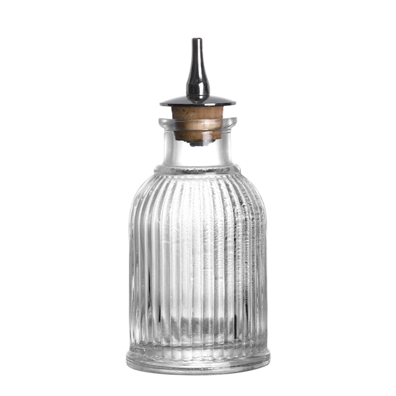 Evoska Cocktail Bitters Bottle Vintage Glass