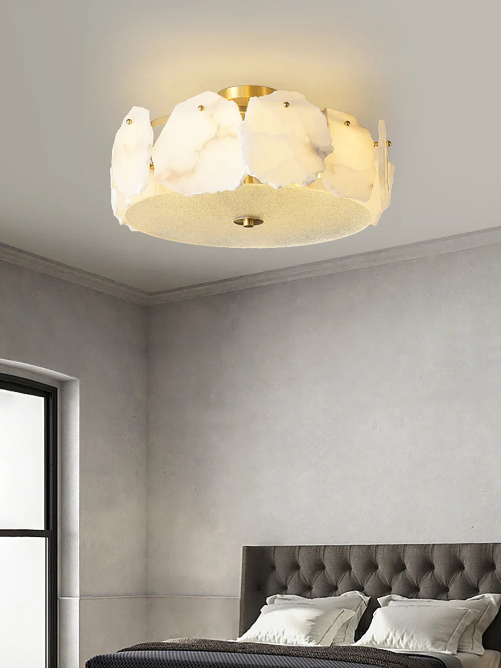 Artze Alabaster Ceiling Light