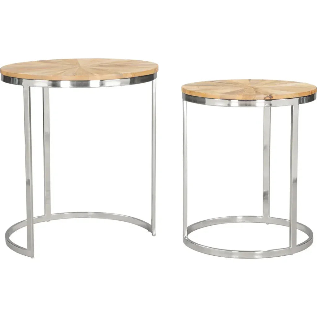 Bari Coffee Table Set (2-Piece) Natural