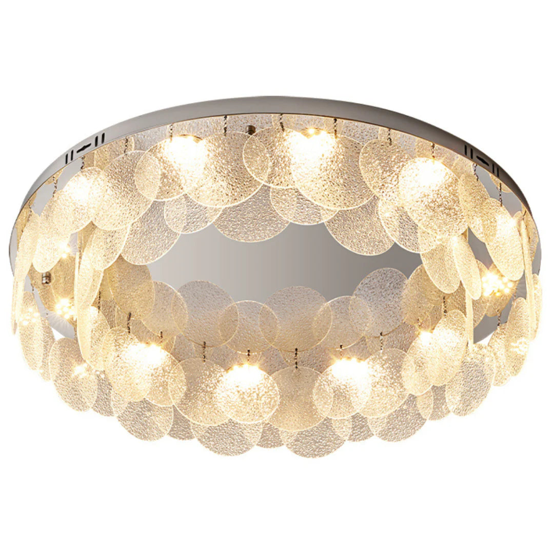 Casper Disc Glass Ceiling Lamp
