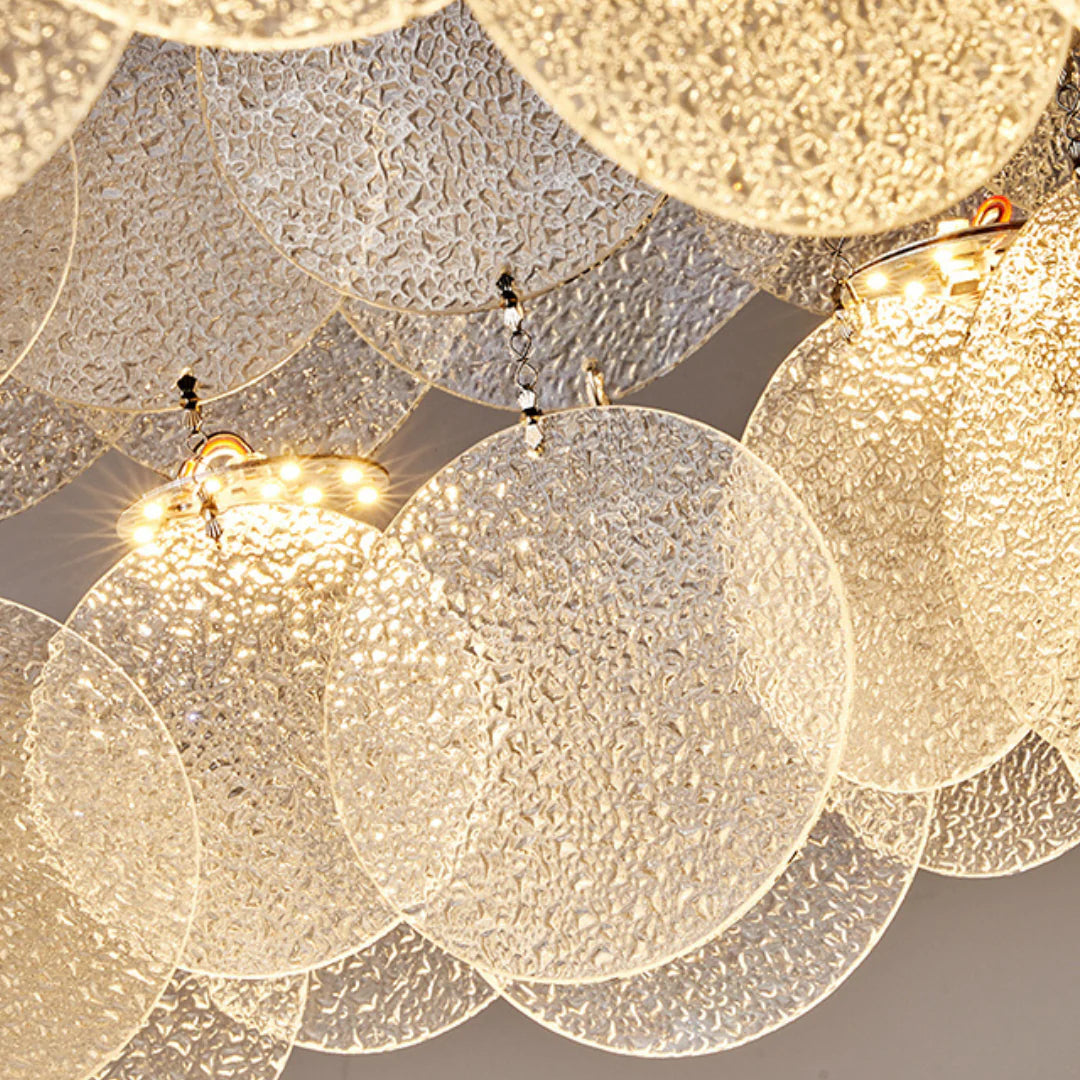 Casper Disc Glass Ceiling Lamp