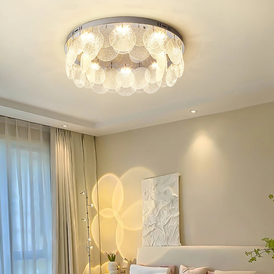 Casper Disc Glass Ceiling Lamp
