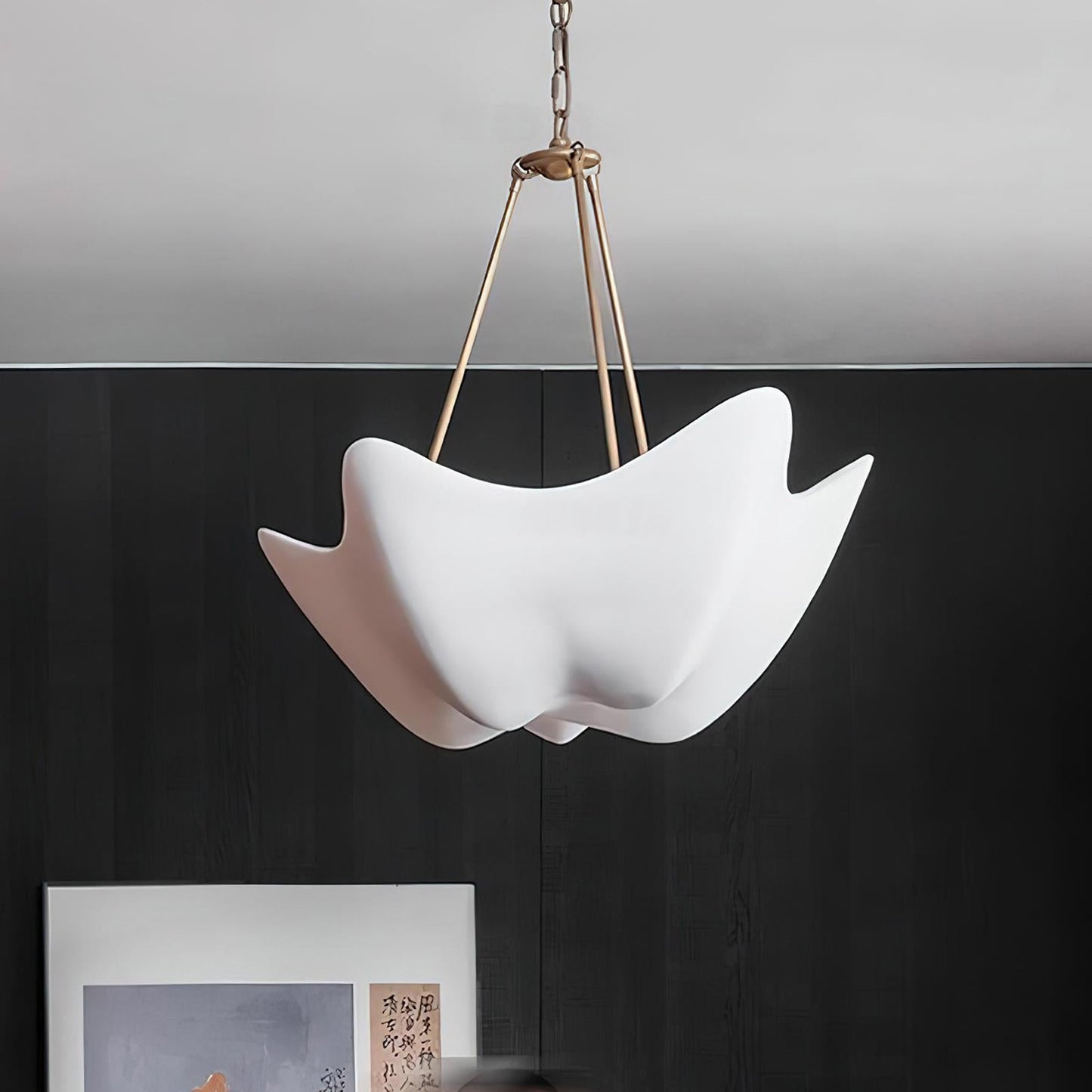 Flowing Plaster Chandelier
