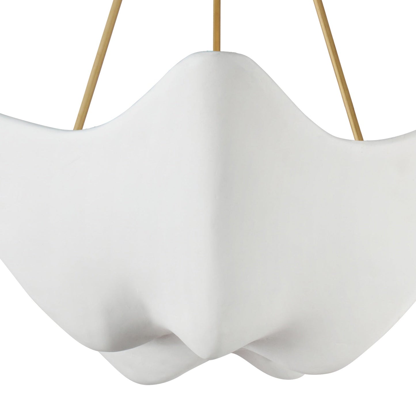 Flowing Plaster Chandelier
