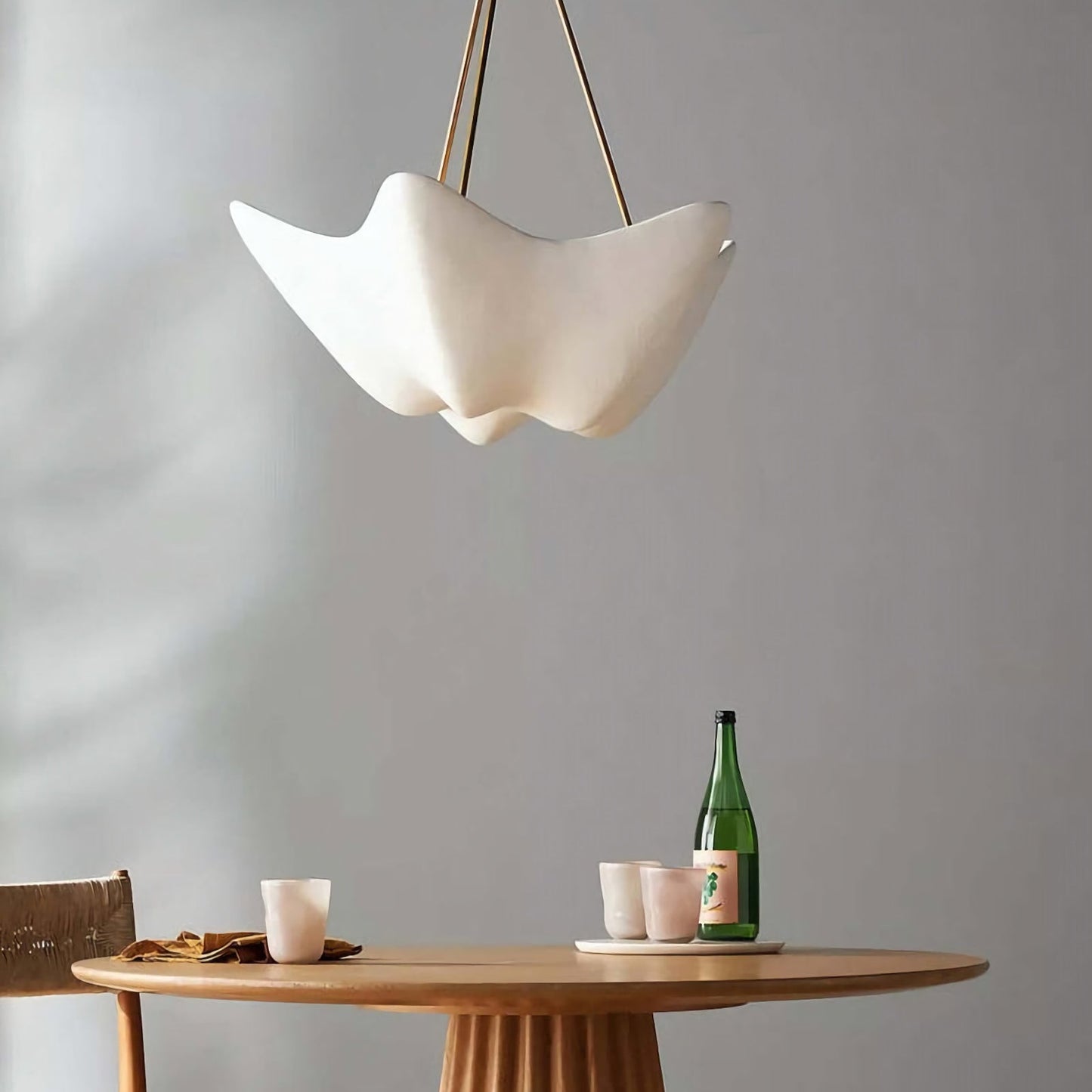 Flowing Plaster Chandelier