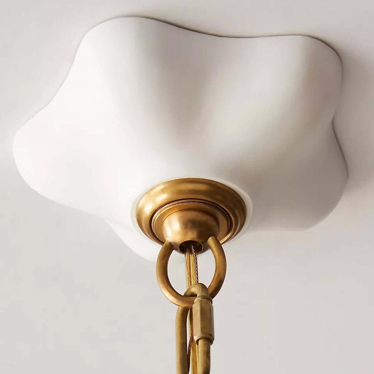 Flowing Plaster Chandelier