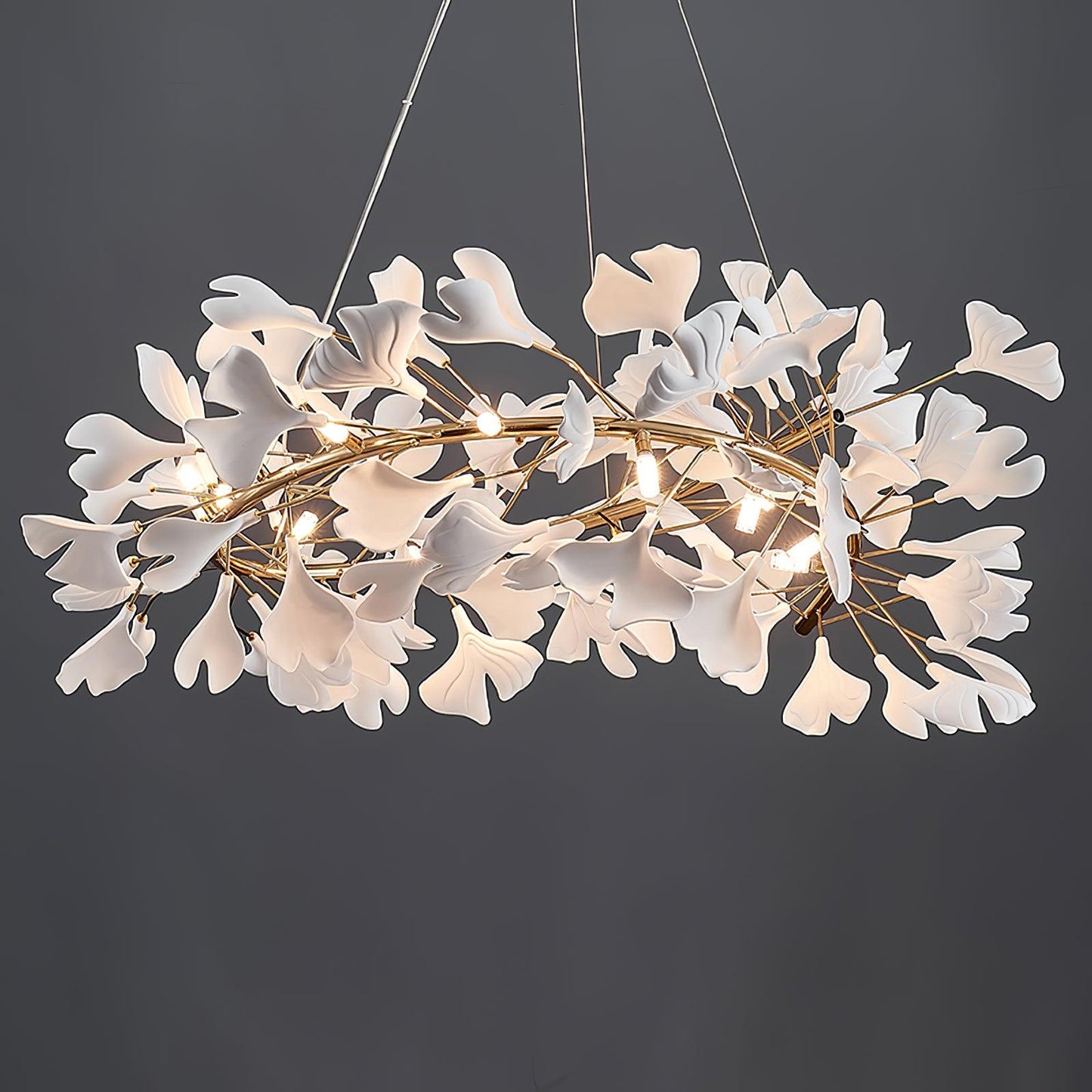 Gingko Ceramic Chandelier U