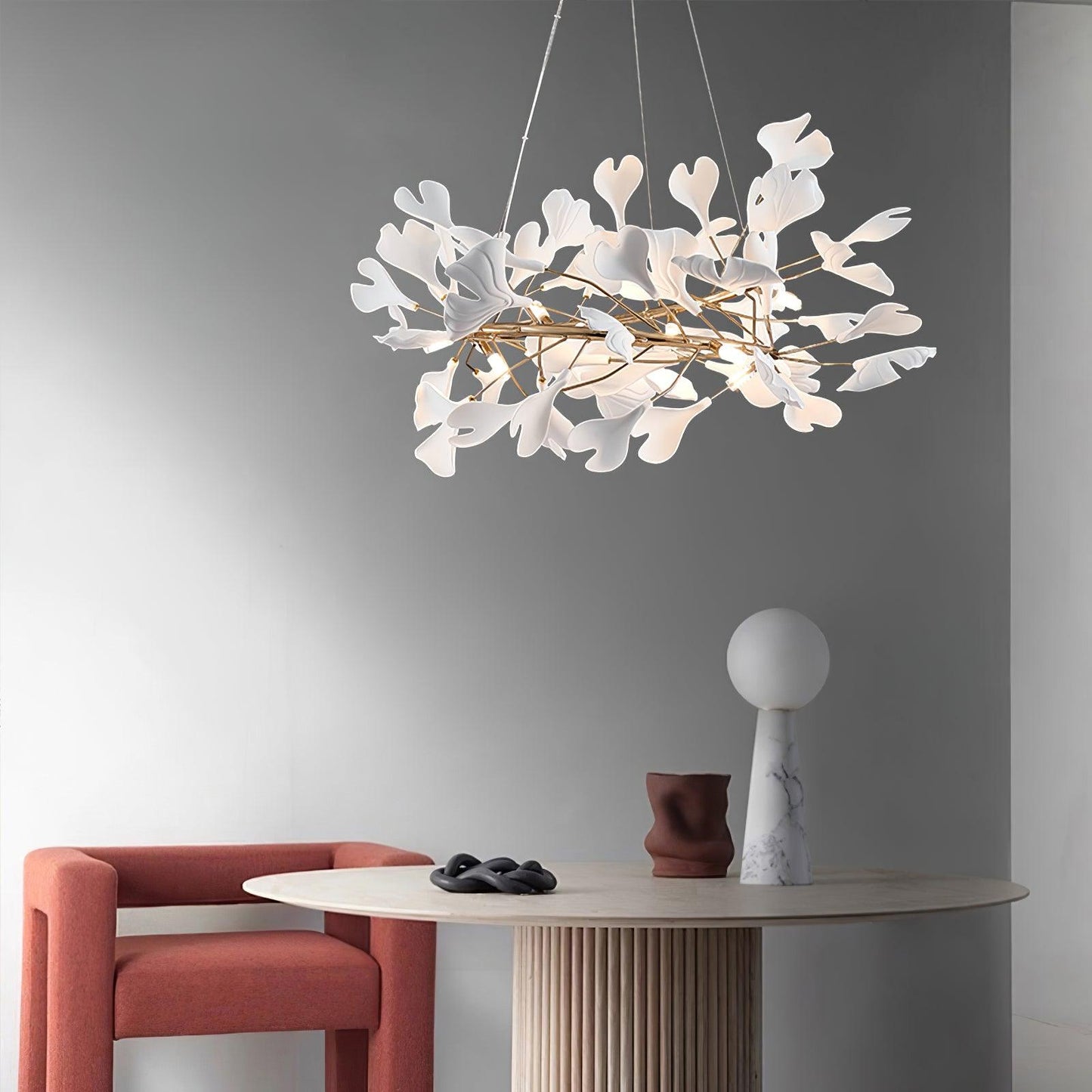 Gingko Ceramic Chandelier U