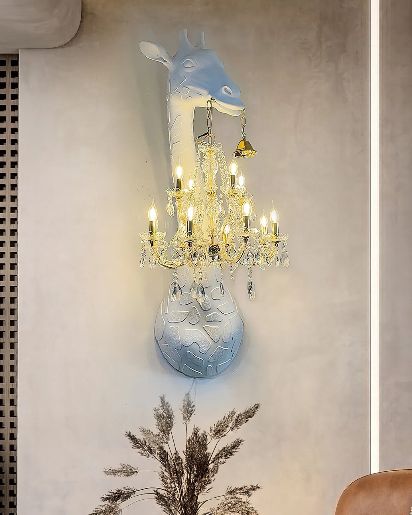 Giraffe Sculpture Wall Lamp