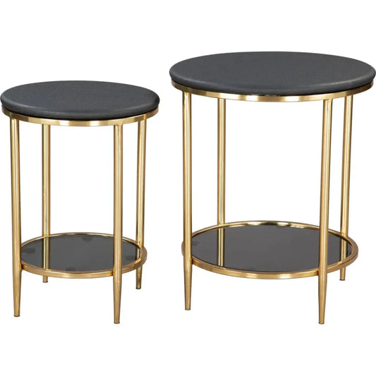 Koper Coffee Table Set (2-Piece) Black