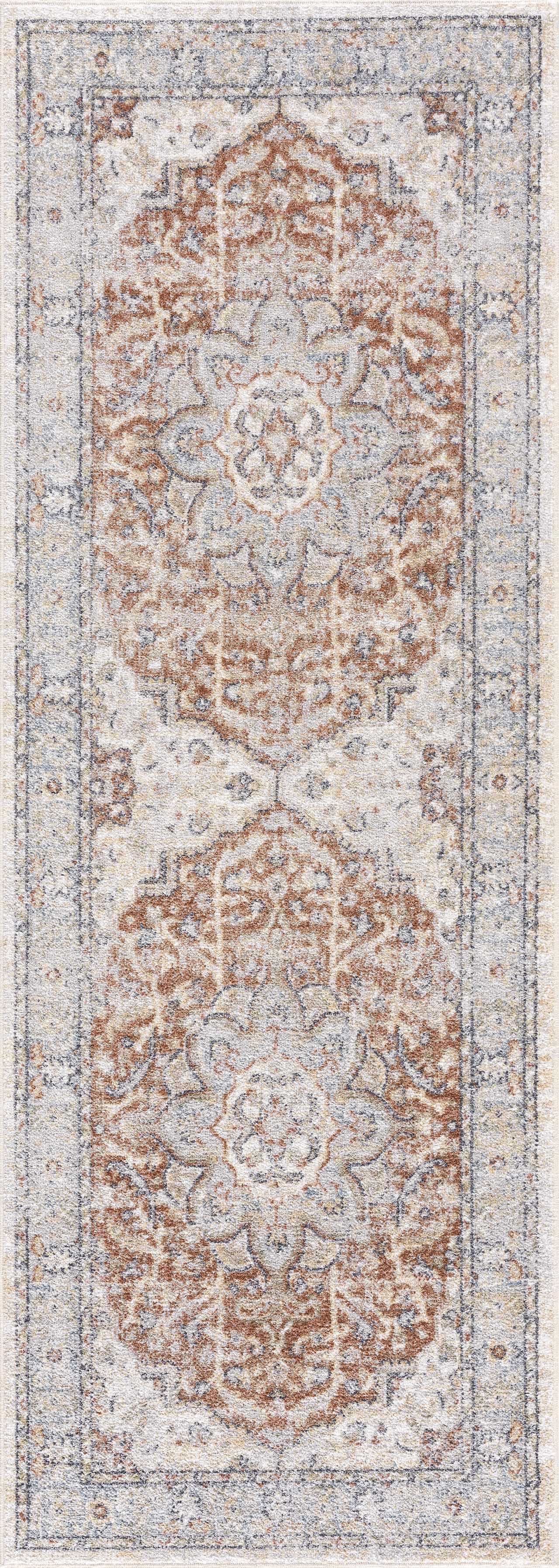 Emke Flat Pile Washable Rug - Clearance