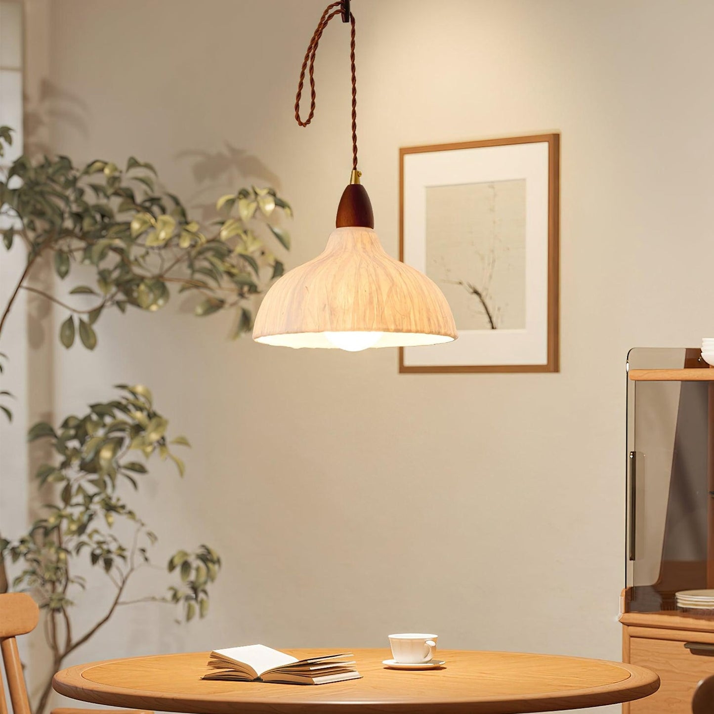 Soren Rice Paper Pendant Light