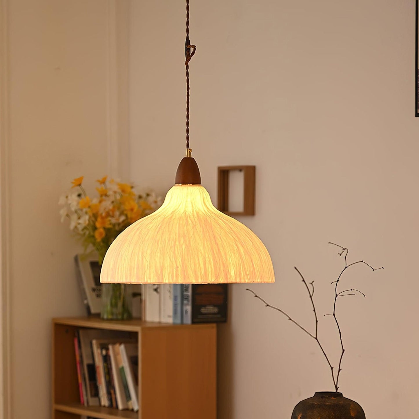 Soren Rice Paper Pendant Light