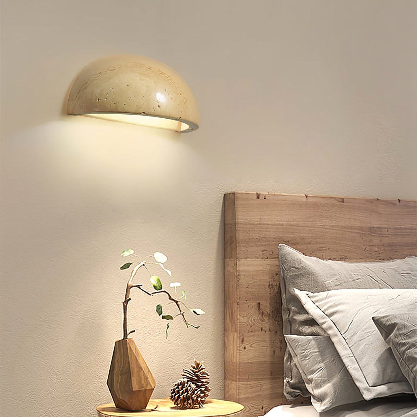 Travertine Art Wall Lamp
