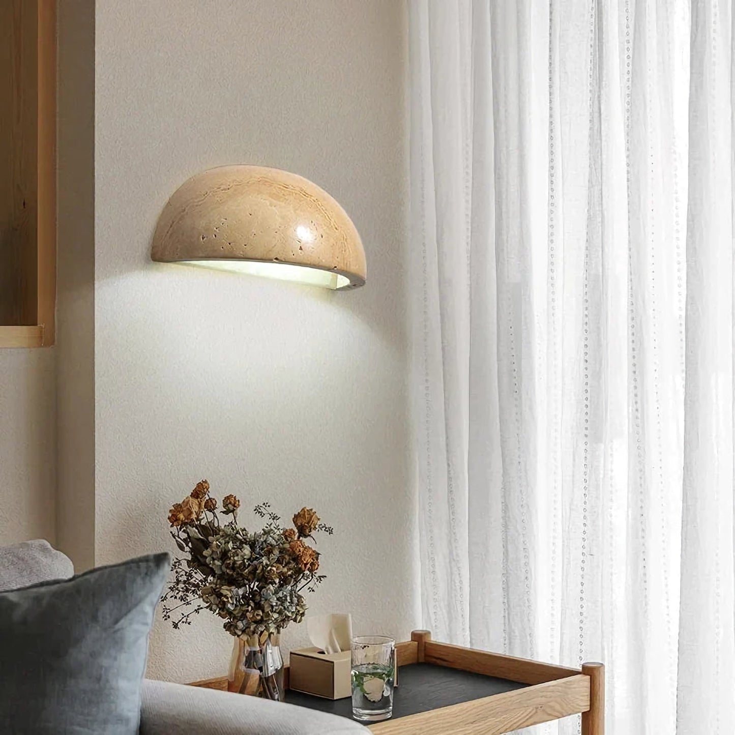 Travertine Art Wall Lamp