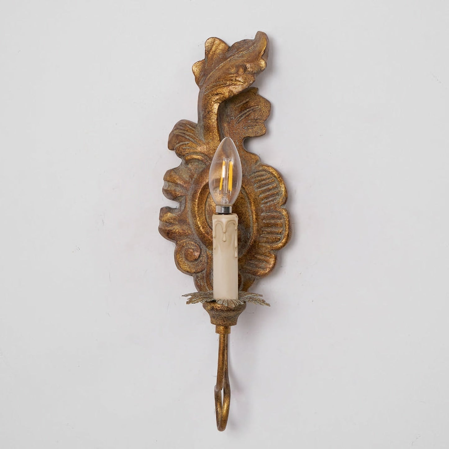 Verdure Wood Vintage Wall Lamp
