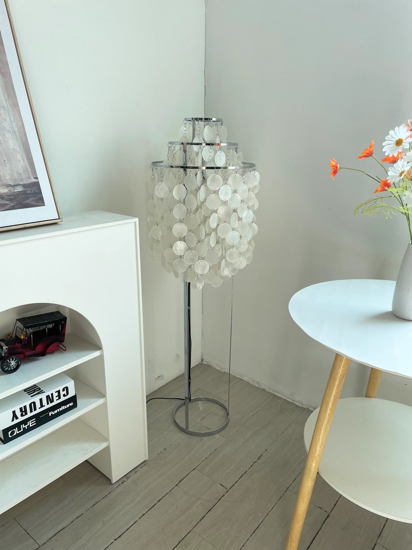 Vintage Shell Floor Lamp