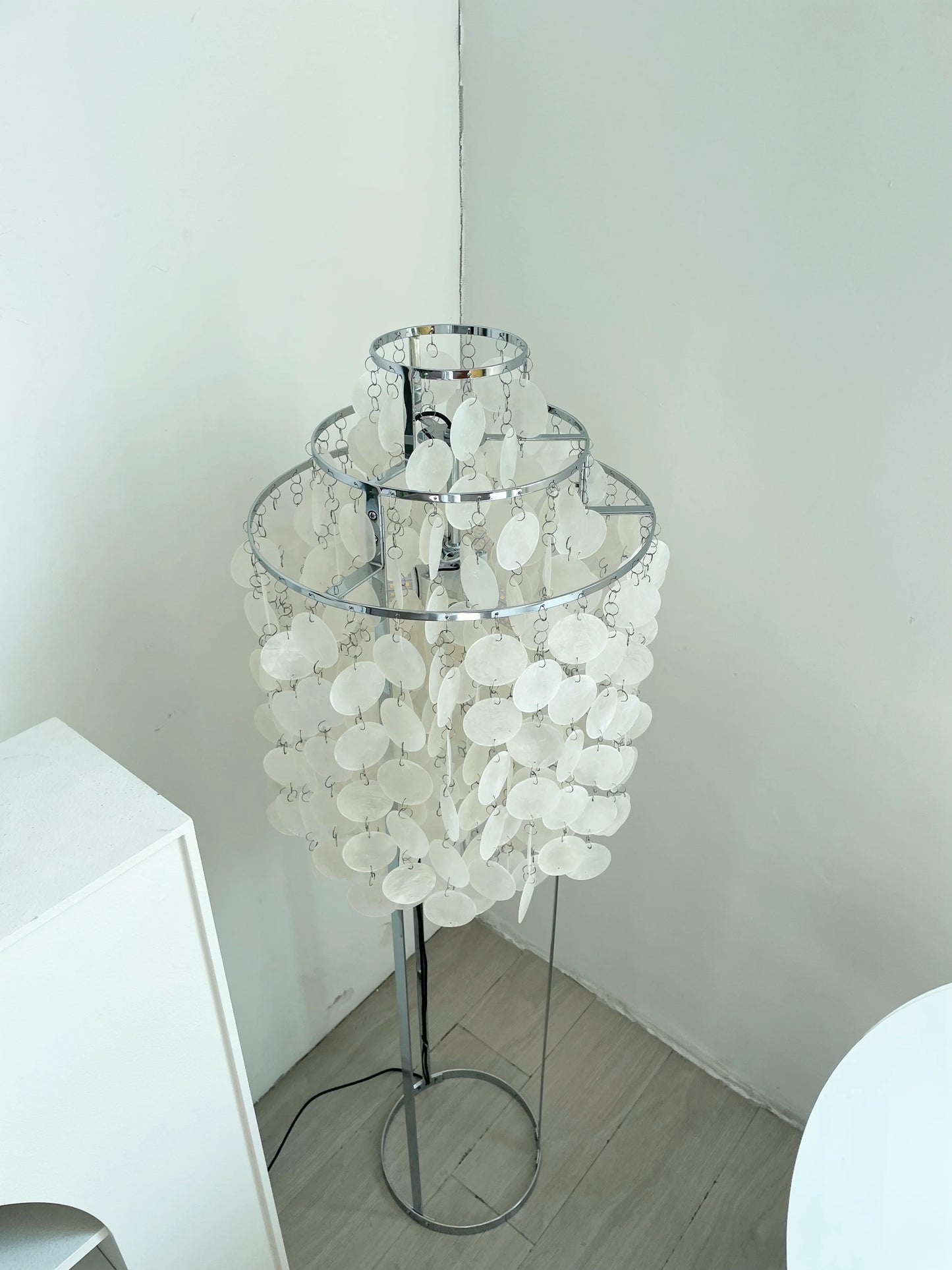 Vintage Shell Floor Lamp