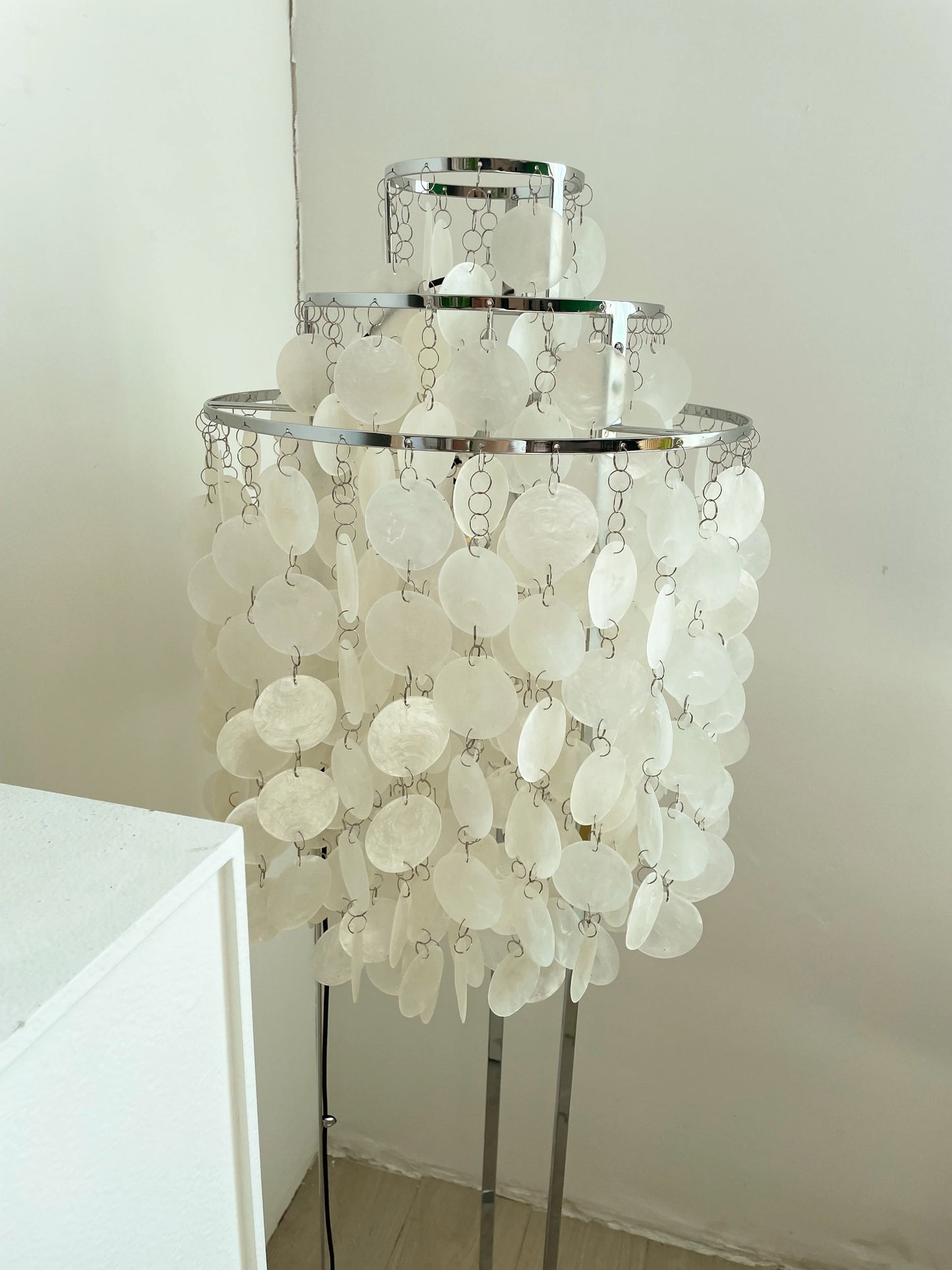 Vintage Shell Floor Lamp