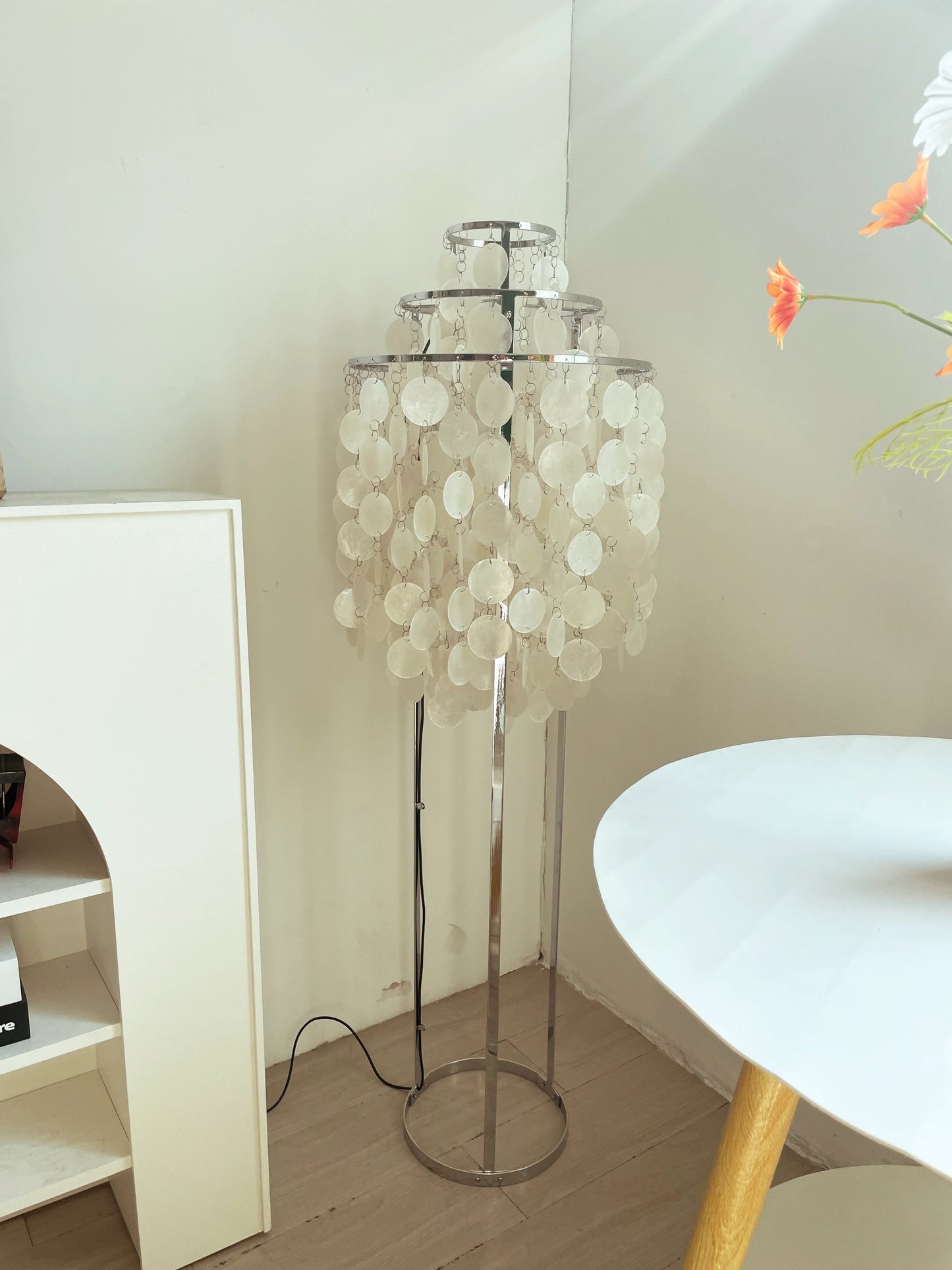 Vintage Shell Floor Lamp