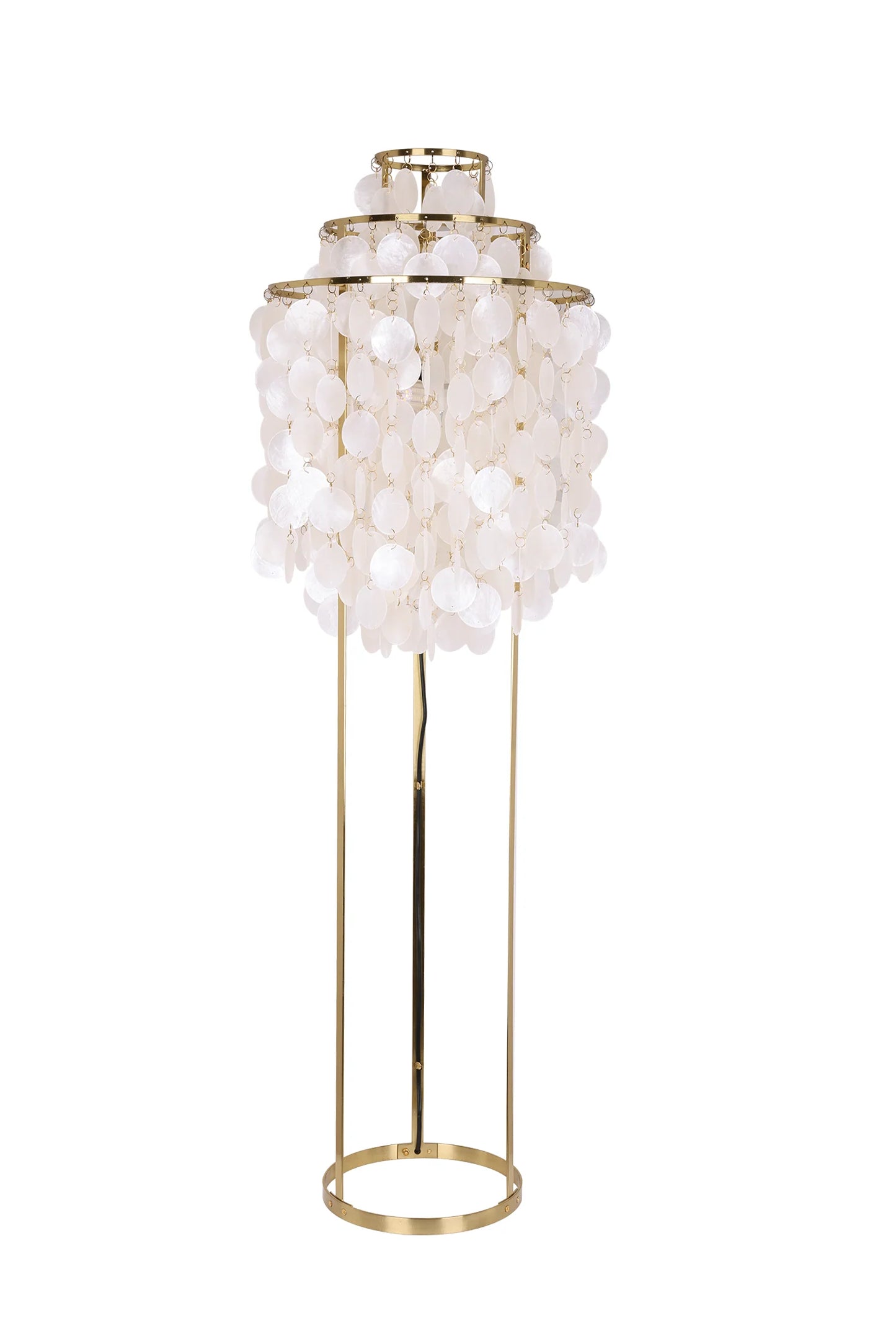 Vintage Shell Floor Lamp