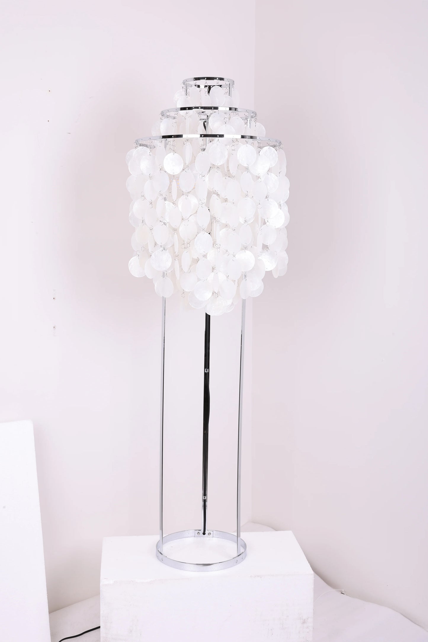Vintage Shell Floor Lamp