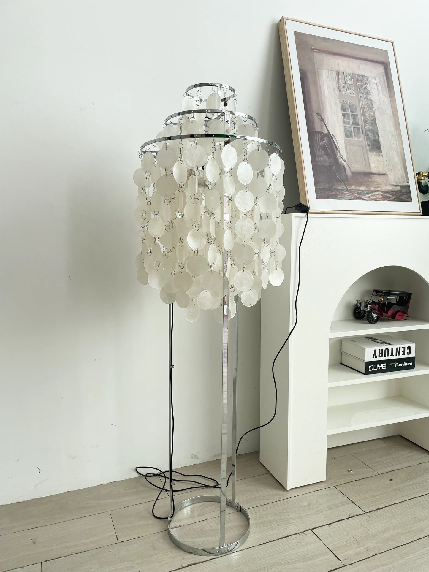 Vintage Shell Floor Lamp