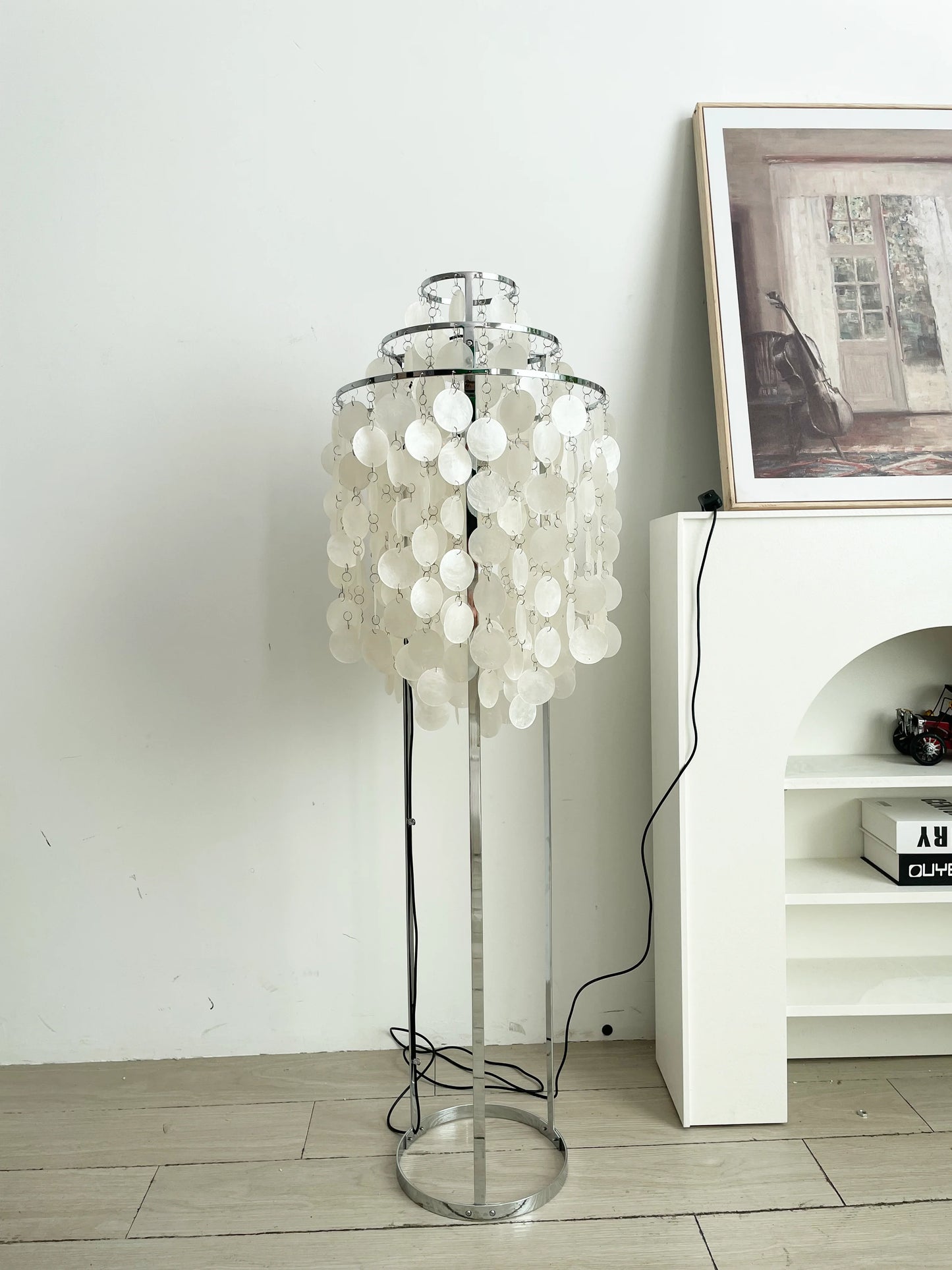 Vintage Shell Floor Lamp