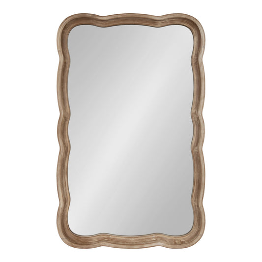 Hatherleigh Scallop Wood Wall Mirror