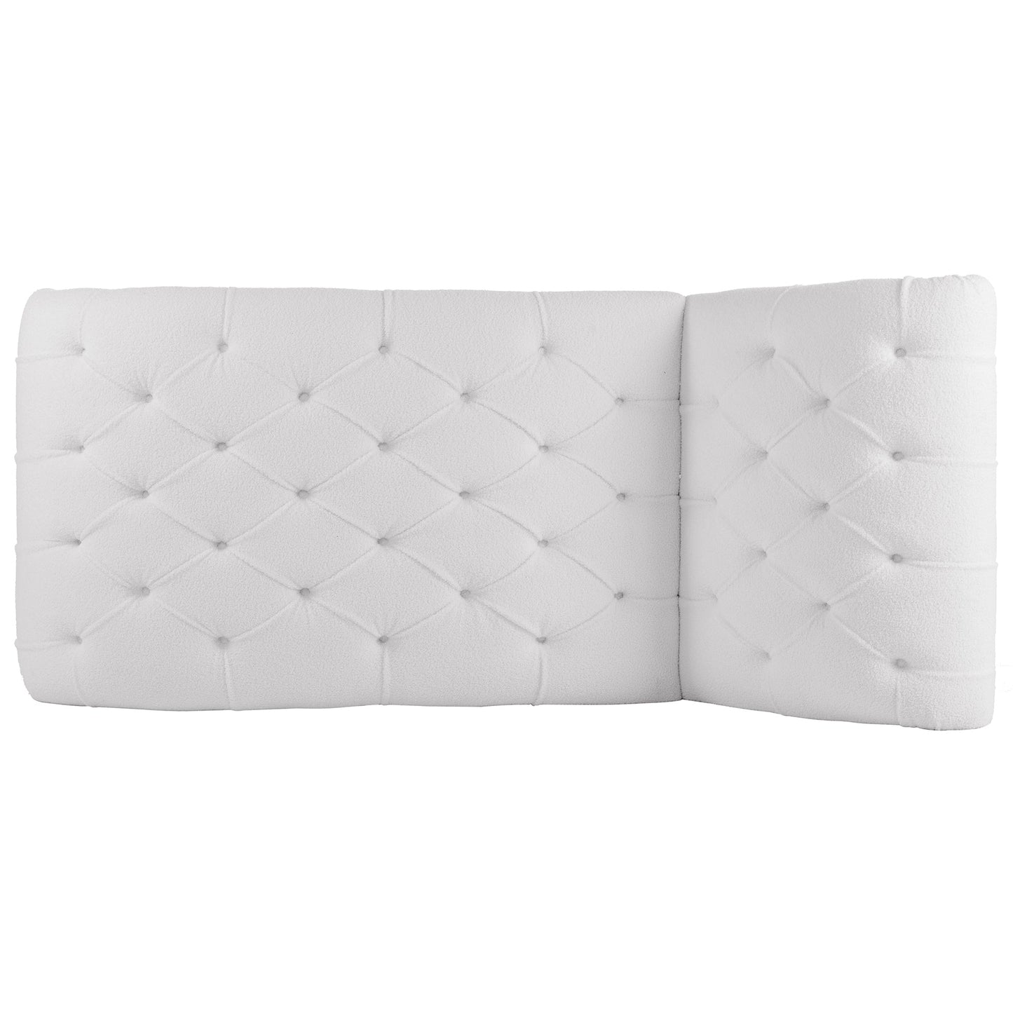 Tufted Armless Chaise Lounge