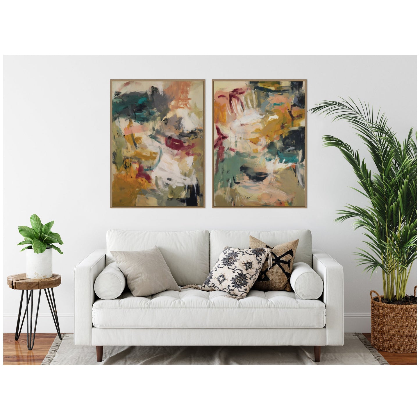 Painted Storm No. 1 & No. 2 2 Piece Framed Canvas Wall Art Set by Amy Lighthall
