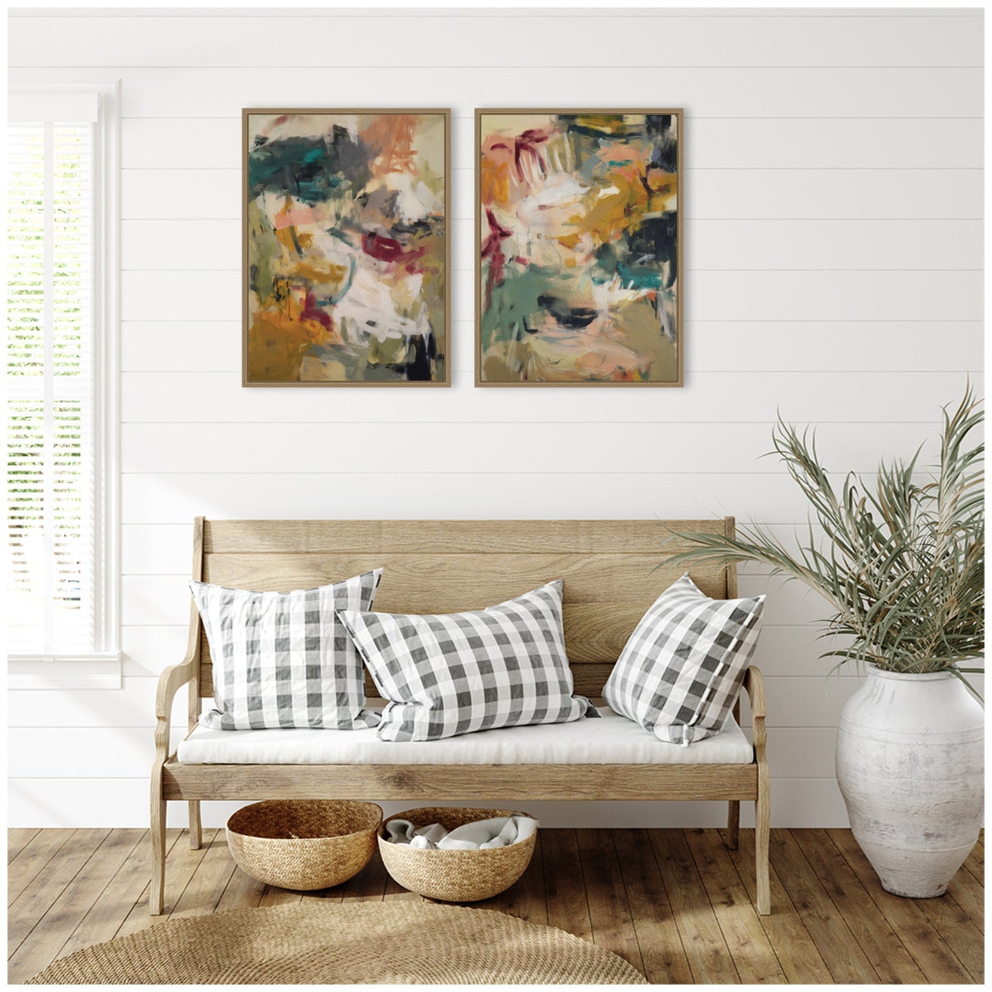 Painted Storm No. 1 & No. 2 2 Piece Framed Canvas Wall Art Set by Amy Lighthall