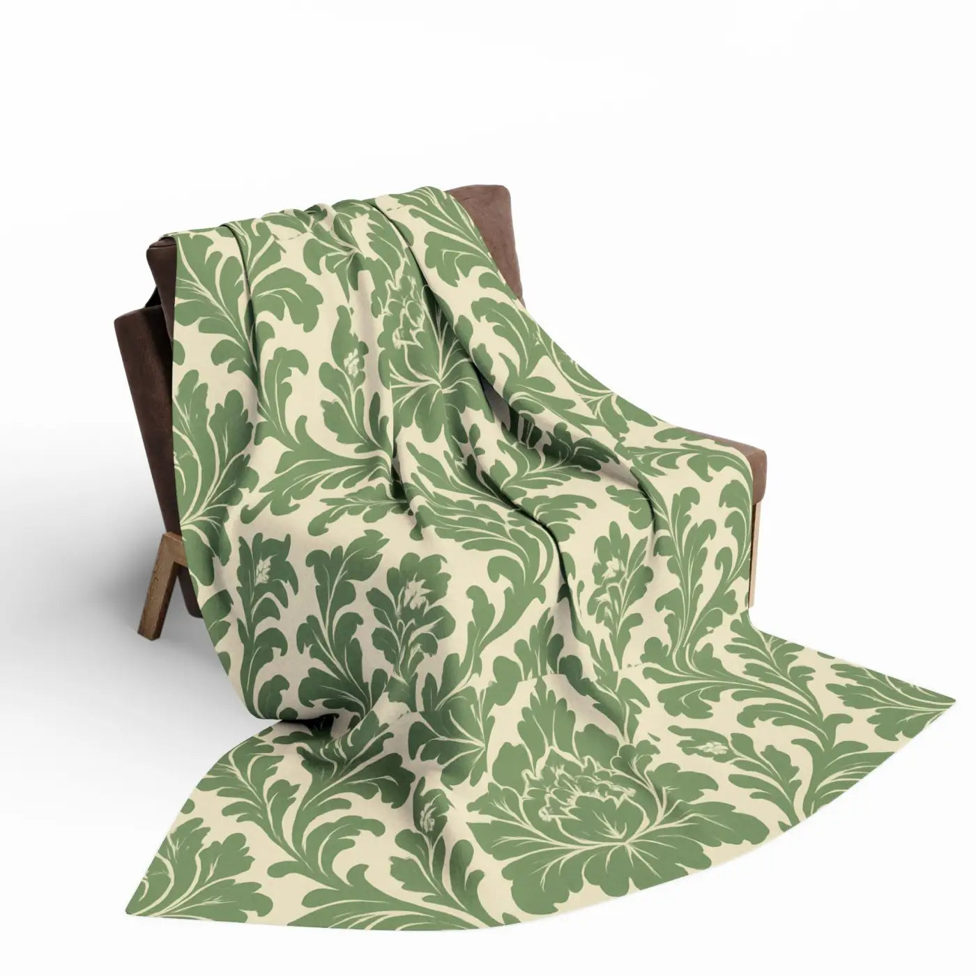 Premium Arctic Fleece Blanket - Elegant Floral Home Decor - DipaliZ