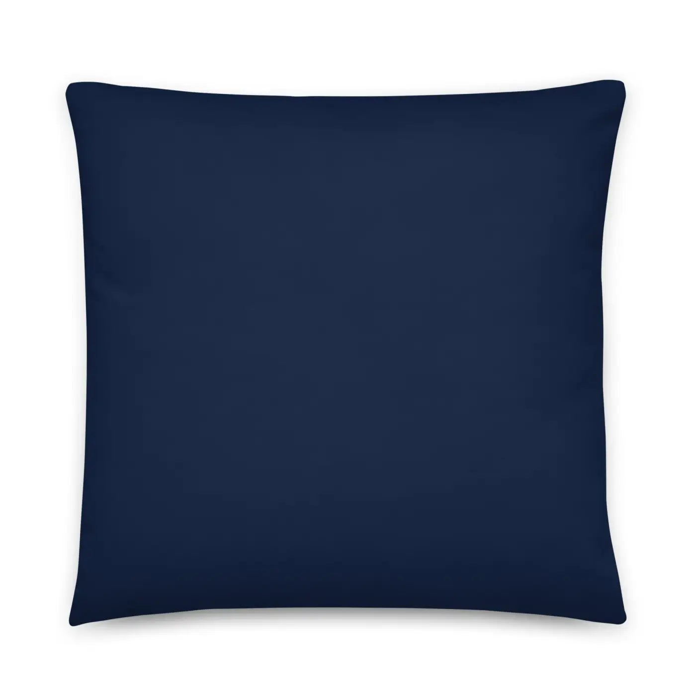Navy Blue Throw Pillow - Lovely Floral Polyester - DipaliZ