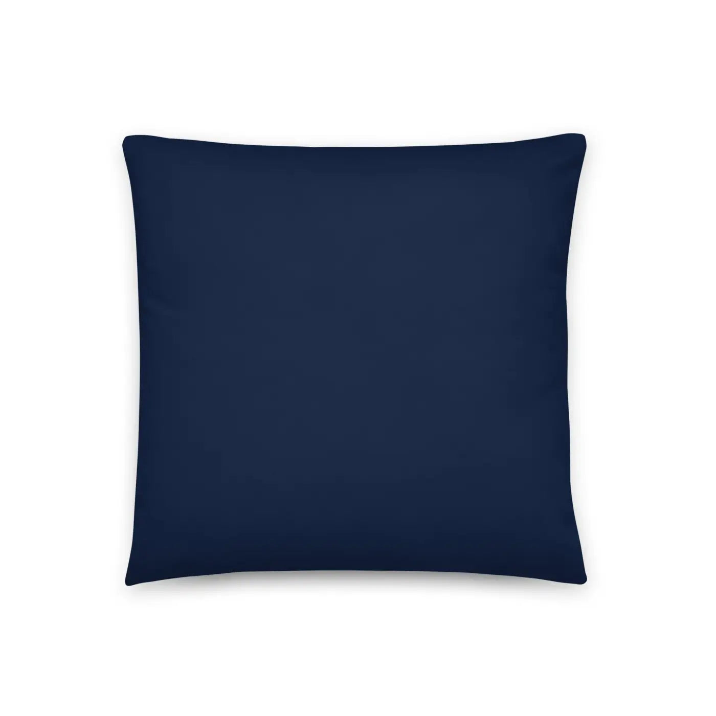 Navy Blue Throw Pillow - Lovely Floral Polyester - DipaliZ