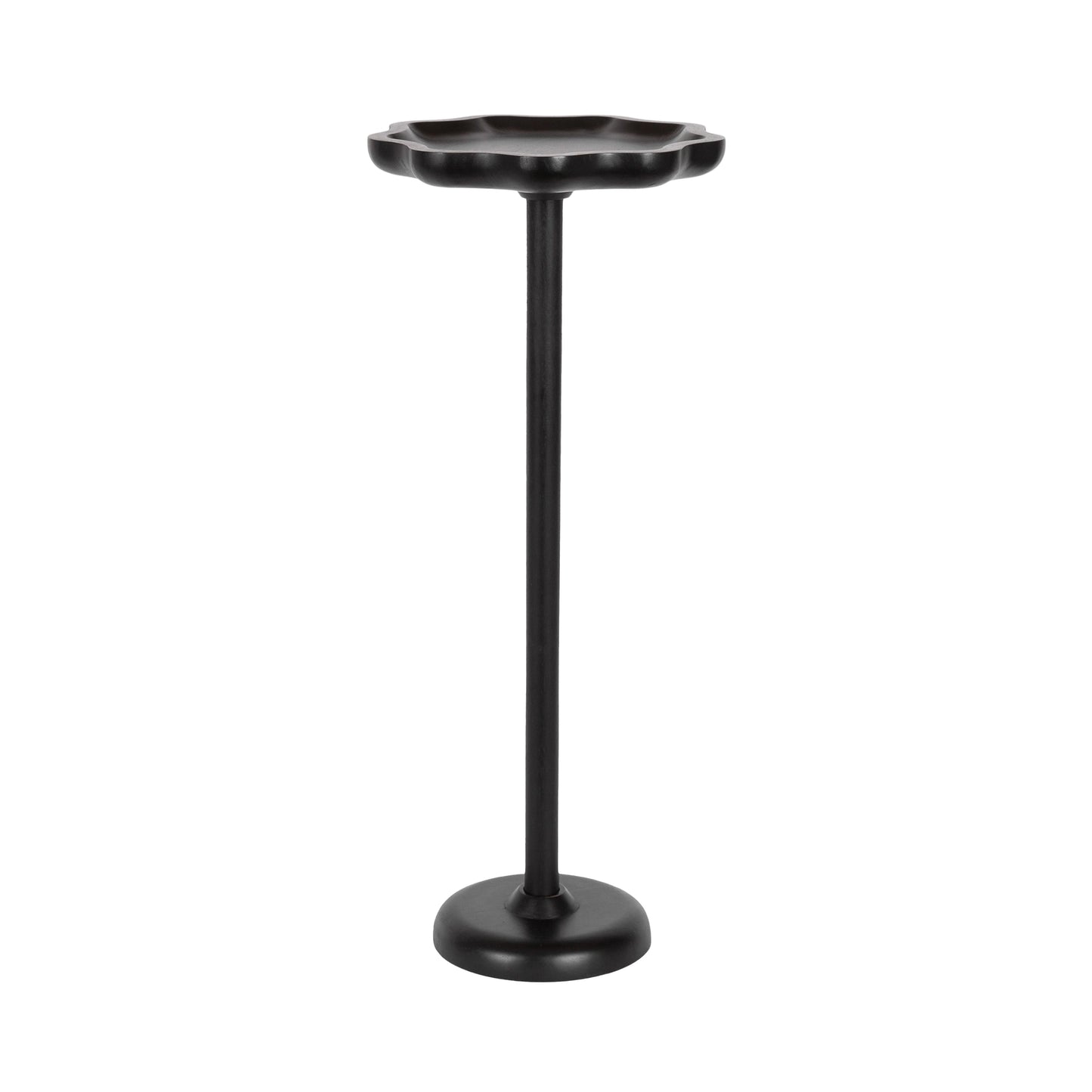 Alezar Scallop Wood Drink Table