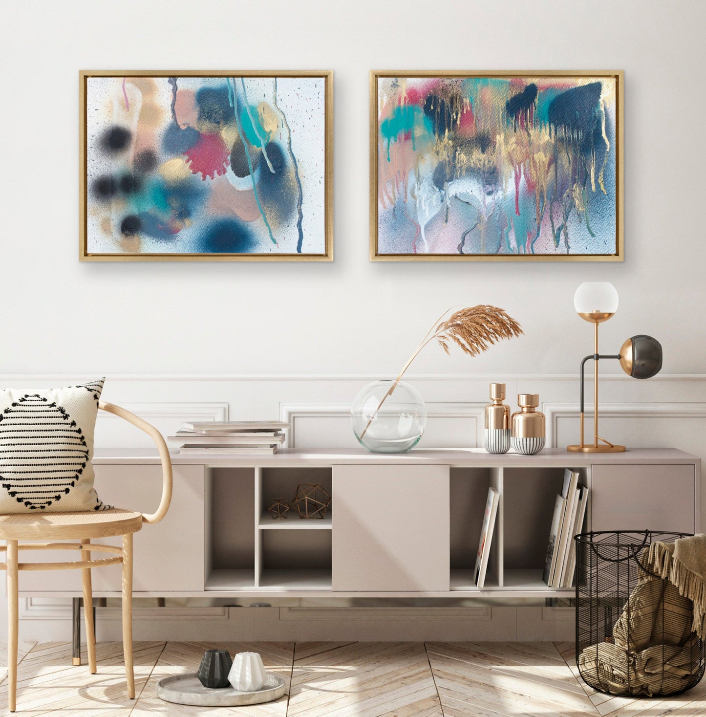 Sylvie The Sanaa Way Framed Canvas Set by Mentoring Positives
