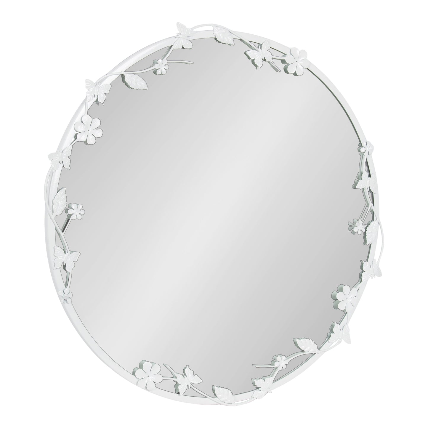 Rosella Floral Wall Mirror Metal