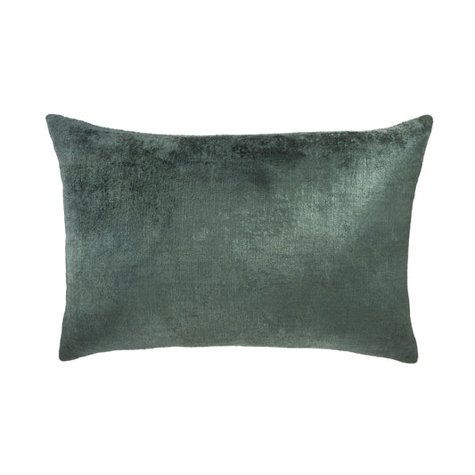 Sage Green Silk Velvet Ikat Pillow Cover 16 X 24