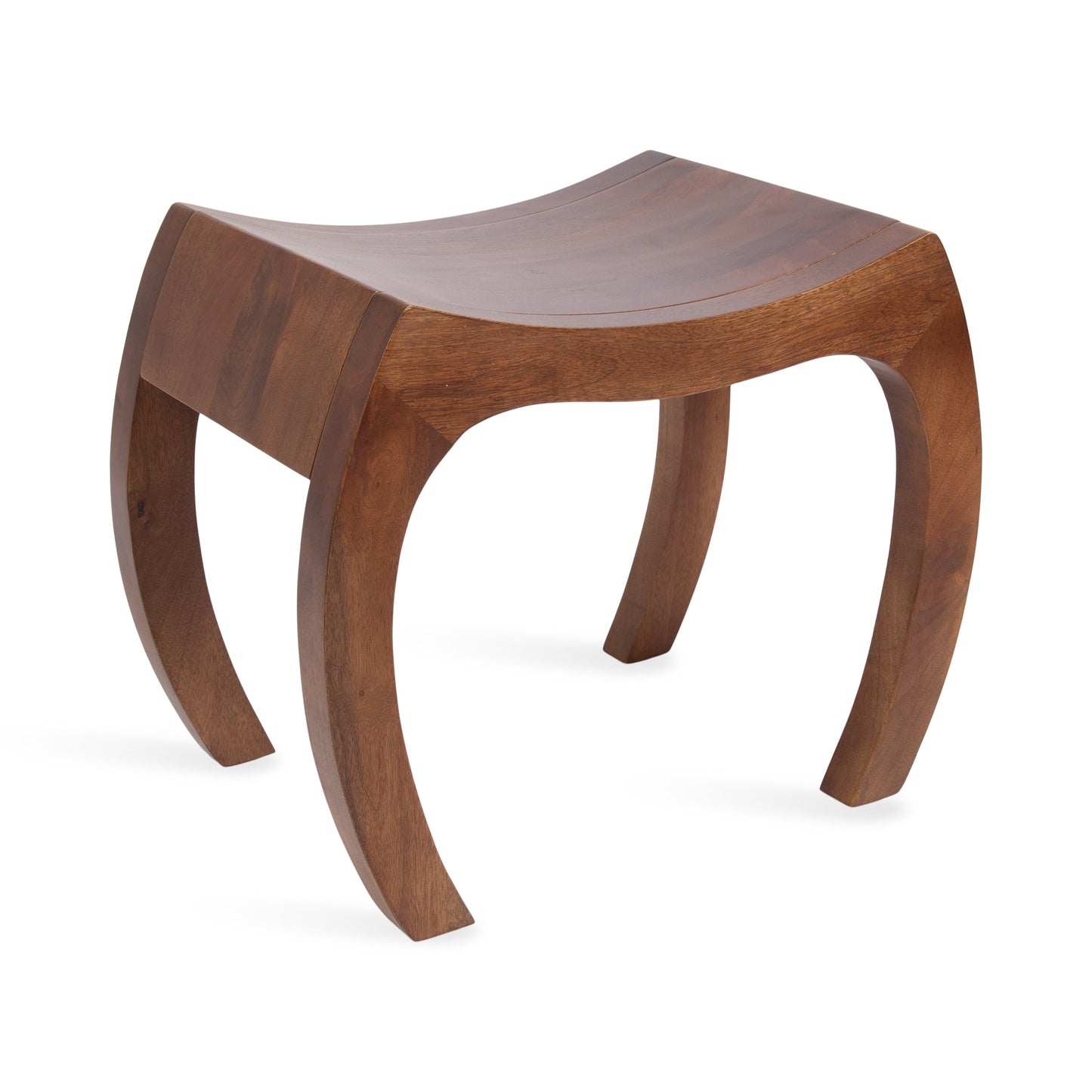 Loviisa Wood Ottoman and Vanity Stool