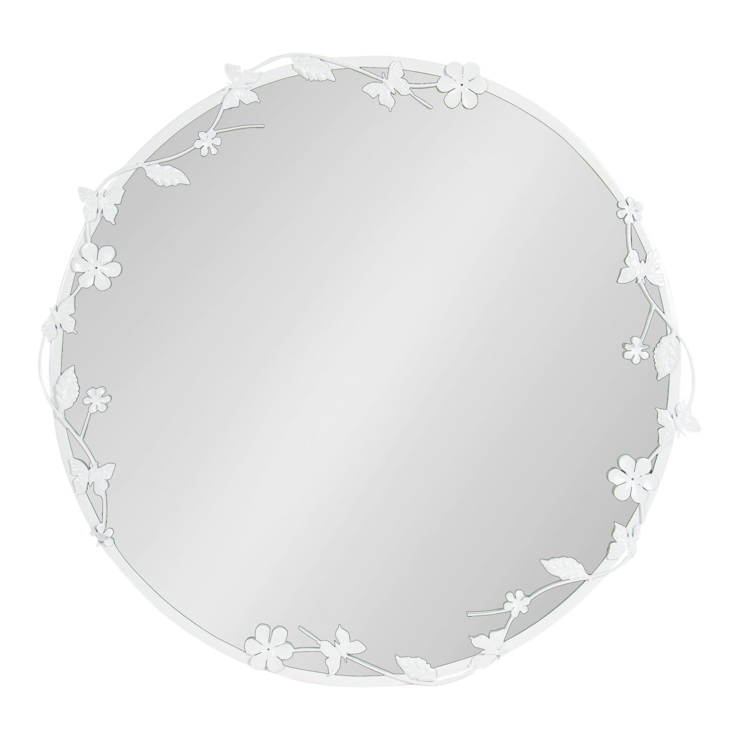 Rosella Floral Wall Mirror Metal